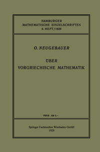 Über Vorgriechische Mathematik