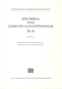 Specimina eines Lexicon Augustinianum (SLA). Erstellt auf den Grundlagen... / Specimina eines Lexicon Augustinianum (SLA), Lieferung 15