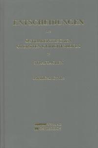 Entscheidungen des Österreichischen Obersten Gerichtshofes in Strafsachen