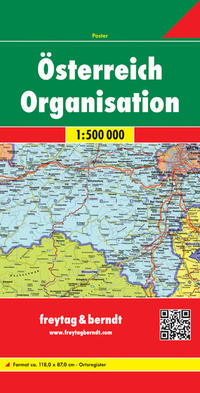 freytag & berndt Österreich Organisation 1:500.000