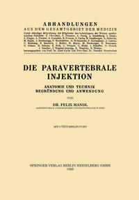 Die Paravertebrale Injektion