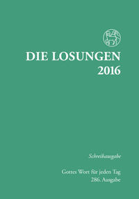 Die Losungen 2016 - Deutschland / Die Losungen 2016