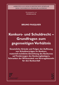 Konkurs- und Schuldrecht - Grundfragen zum gegenseitigen Verhältnis