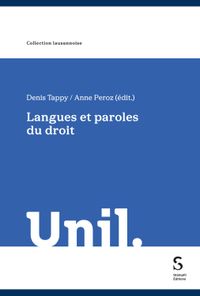 Langues et paroles du droit