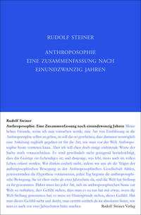 Anthroposophie - Eine Zusammenfassung nach einundzwanzig Jahren