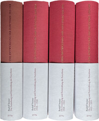 Die Entstehung und Entwicklung der Eurythmie, Band a–d