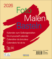 Foto-Malen-Basteln Bastelkalender beige 2026