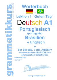 Wörterbuch Deutsch - Portugiesisch (Brasilien) - Englisch Niveau A1