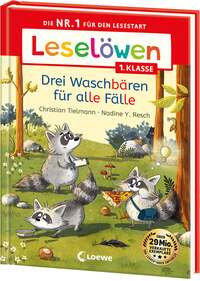 Leselöwen 1. Klasse - Drei Waschbären für alle Fälle
