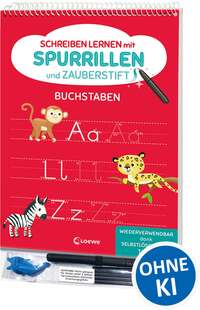 Schreiben lernen mit Spurrillen und Zauberstift - Buchstaben