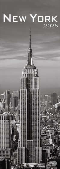 New York Vertical Kalender 2026