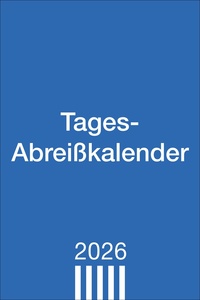 Tagesabreißkalender groß 2026