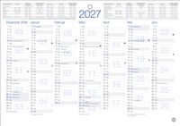 Tafelkalender A5 2027