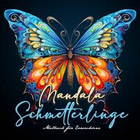 Mandala Schmetterlinge Malbuch für Erwachsene