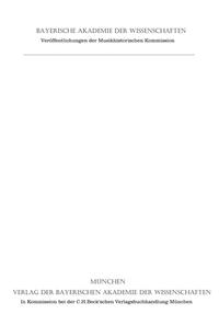 Quellen und Studien zur Musiktheorie III