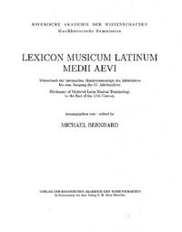 Lexicon Musicum Latinum Medii Aevi 14. Faszikel - Fascicle 14 (pausabilis - psalmodia)