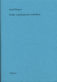 Frühe soziologische Schriften