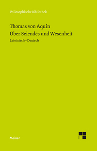 Über Seiendes und Wesenheit