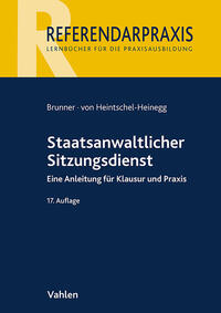 Referendarpraxis / Staatsanwaltlicher Sitzungsdienst