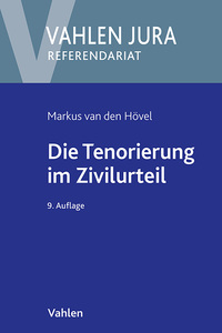 Die Tenorierung im Zivilurteil