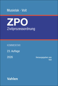 Zivilprozessordnung. ZPO