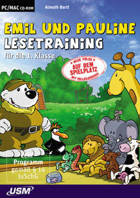 Emil und Pauline auf dem Spielplatz - Lesetraining für die 1. Klasse (CD-ROM)