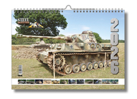 STEELMASTER 2026 – Panzerfahrzeuge – A3-Wandkalender – Original VDM Heinz Nickel-Kalender [Kalender]