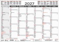 Tafelkalender A4 2027