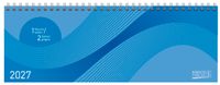 Tischkalender quer Professional Colourlux 2027 blau