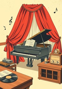 Notenheft: DIN A5 Notenlinienheft | 60 Seiten mit 12 Notenzeilen / Systeme pro Blatt | Papier 90g/m² | Musikheft mit Notenlinien