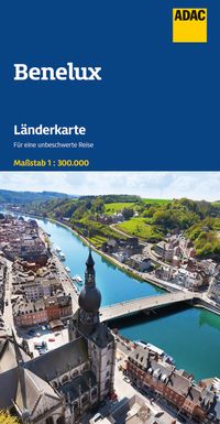 ADAC Länderkarte Benelux 1:300.000