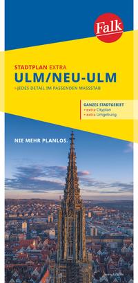 Falk Stadtplan Extra Ulm, Neu-Ulm 1:20.000