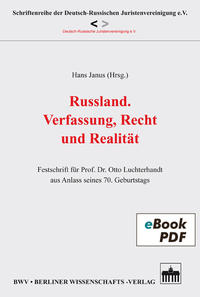 Russland. Verfassung, Recht und Realität