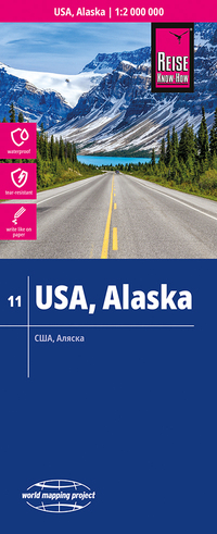 Reise Know-How Landkarte USA 11, Alaska (1:2.000.000)