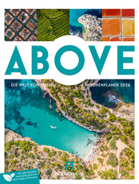 Above Wochenplaner Luftbild-Kalender 2026