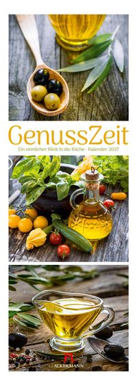 GenussZeit Triplet-Kalender 2027 | Ein sinnlicher Blick in die Küche