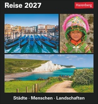 Reise Tagesabreißkalender 2027 - Kulturkalender - Städte, Menschen, Landschaften