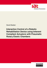 Interaction Control of a Robotic Rehabilitation Device using Inherent Compliant Actuators with Pneumatic Rotary Elastic Chambers