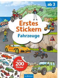 Erstes Stickern – Fahrzeuge