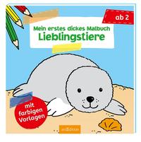 Mein erstes dickes Malbuch ab 2 – Lieblingstiere
