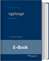 VgV / UVgO Kommentar (E-Book)