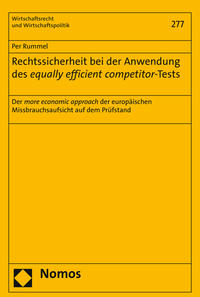 Rechtssicherheit bei der Anwendung des equally efficient competitor-Tests