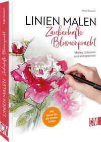 Linien malen – Zauberhafte Blumenpracht