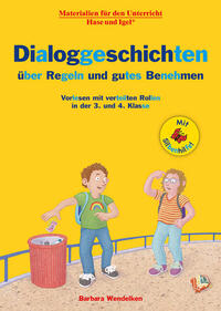 Dialoggeschichten über Regeln und gutes Benehmen / Silbenhilfe