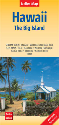 Nelles Map Landkarte Hawaii: The Big Island ; Hawaii: Grande Île ; Hawái: La Gran Isla 1:330.000