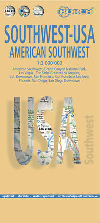USA Southwest - American Southwest, Borch Map