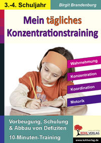 Mein tägliches Konzentrationstraining / Klasse 3-4