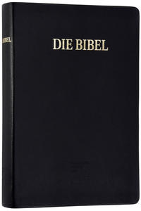 Schlachter 2000 Bibel – Schreibrandausgabe (flexibler Leder-Umschlag, schwarz)