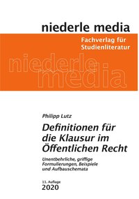 Definitionen für die Klausur im Öffentlichen Recht - 2022