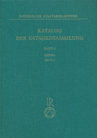 Katalog der Ostasiensammlung
